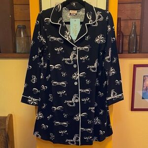 BedHead Cotton Bow Print Sleep Shirt
